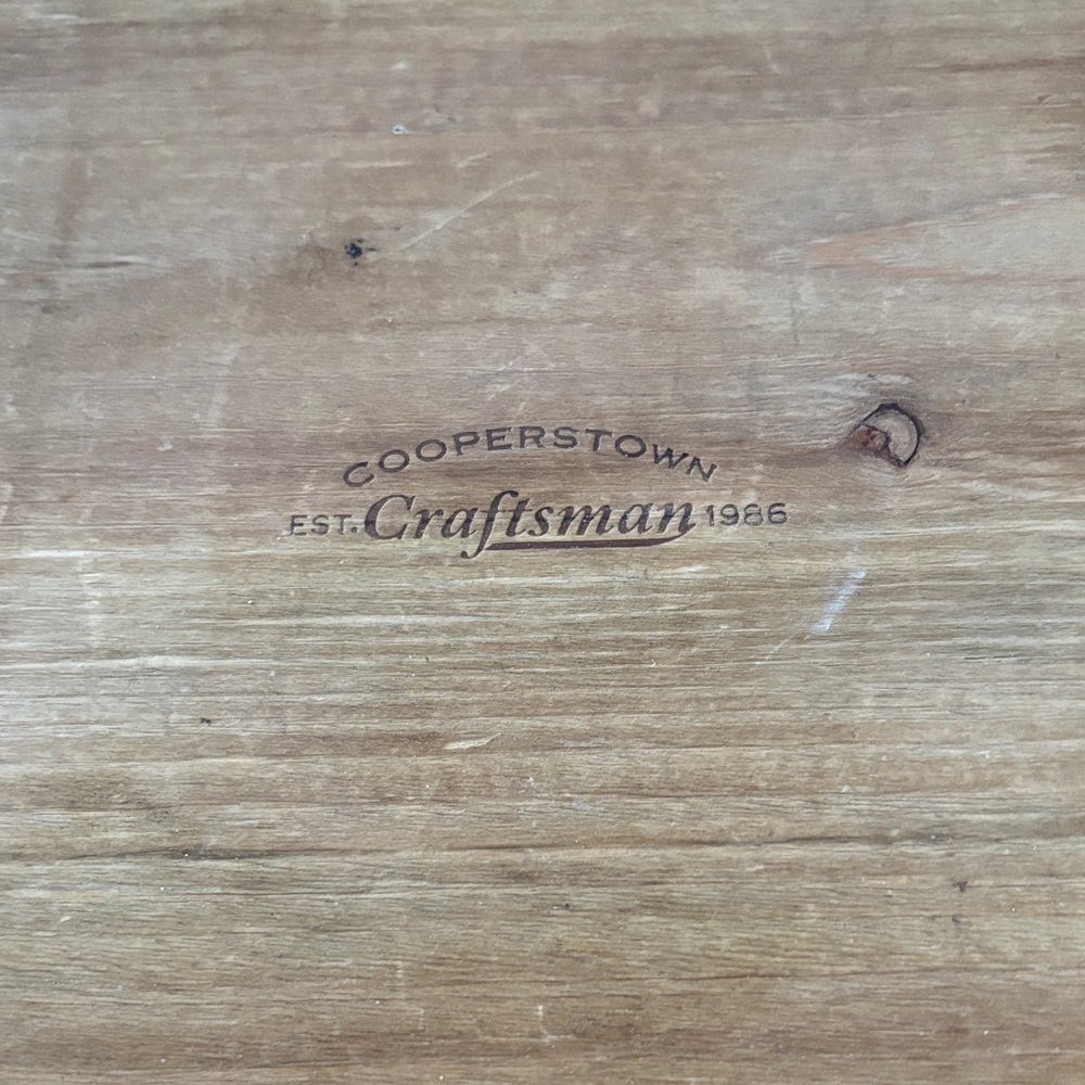 Rustic Metal and Wood Serving Tray - Picture 2 of 3